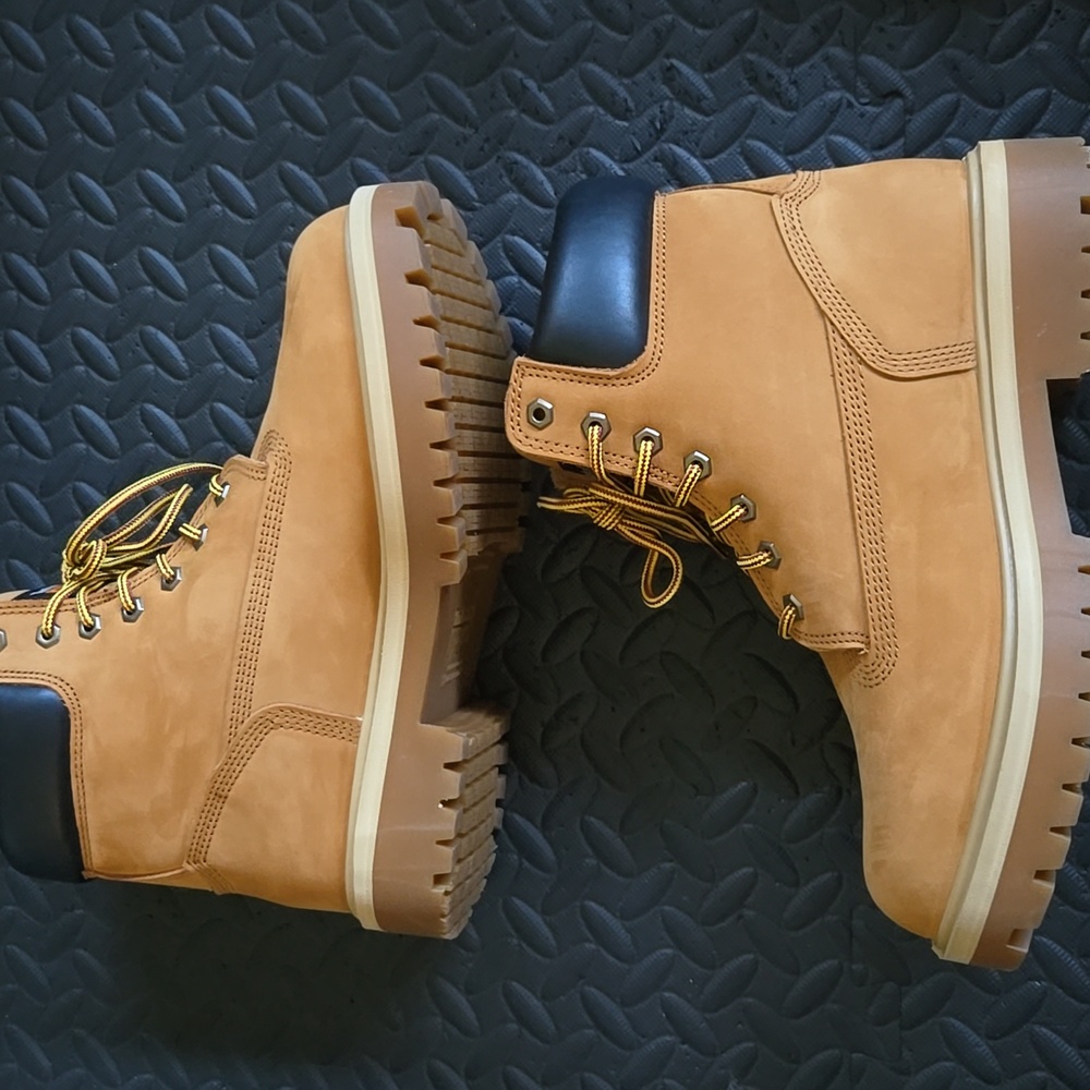 Timberland PRO Men's Wheat and Black Safety Boots Steel Toe - Picture 2 of 7